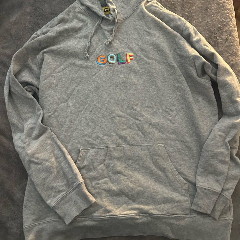 Golf Wang Gray Sweatshirt with Ribbed Cuffs
